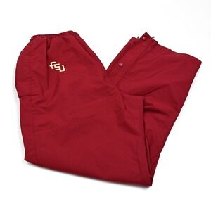 Nike Tearaway Pants Mens L Snap Button FSU Seminoles Track Athletic‎ Vintage 90s